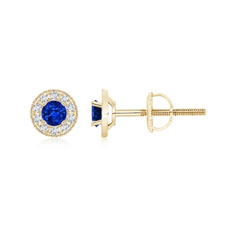 Round AAAA Blue Sapphire