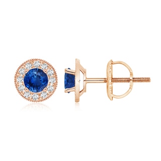 Round AAA Blue Sapphire