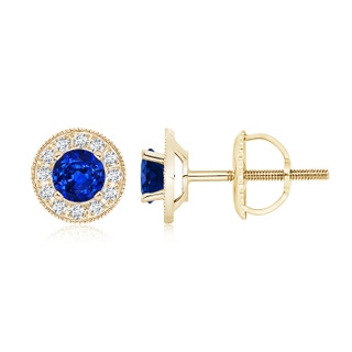 Round AAAA Blue Sapphire