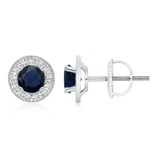 Round A Blue Sapphire