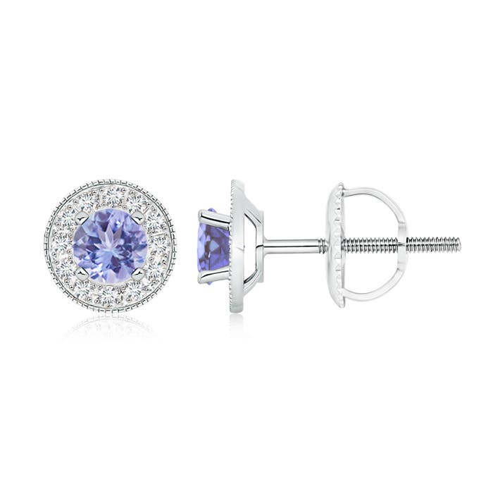 AA - Tanzanite / 1.34 CT / 14 KT White Gold