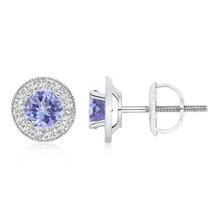 A - Tanzanite / 2.16 CT / 14 KT White Gold