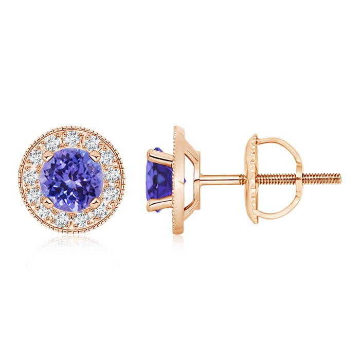 AA - Tanzanite / 2.16 CT / 14 KT Rose Gold