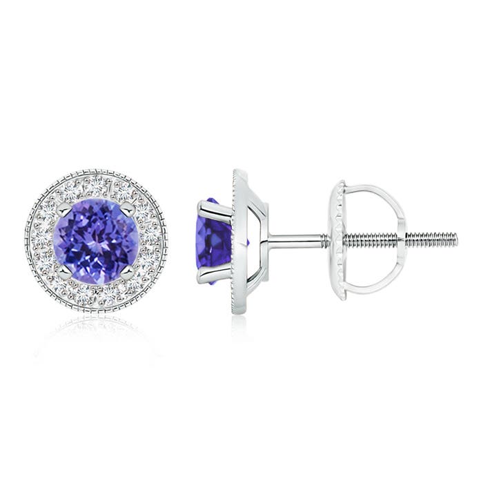 AA - Tanzanite / 2.16 CT / 14 KT White Gold