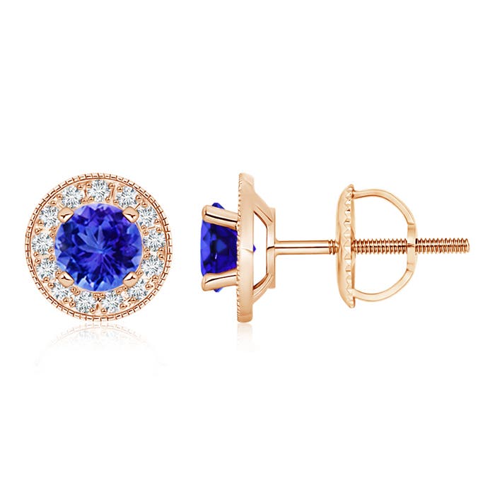 AAA - Tanzanite / 2.16 CT / 14 KT Rose Gold