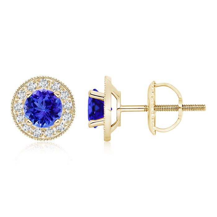 AAA - Tanzanite / 2.16 CT / 14 KT Yellow Gold