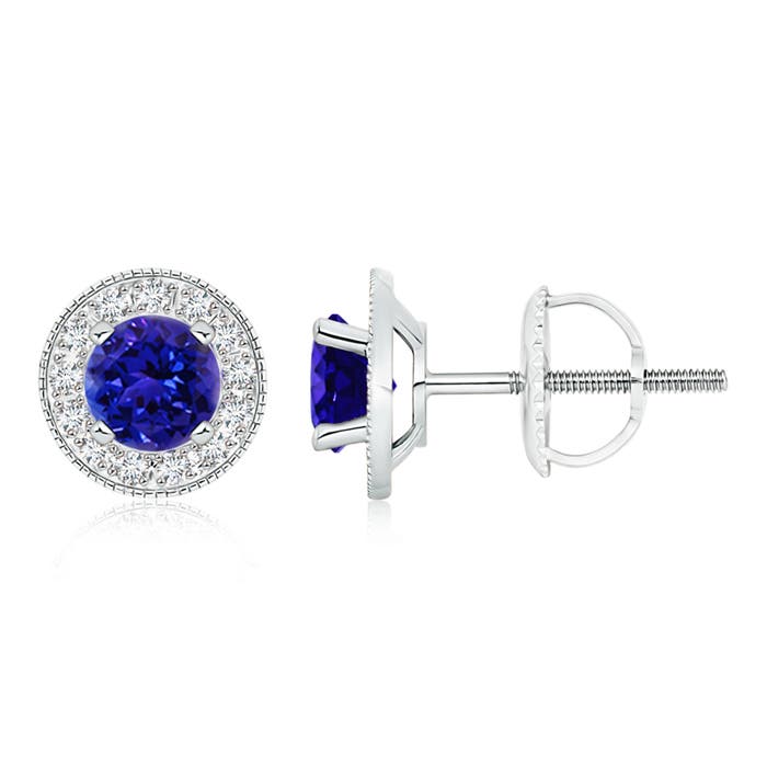 AAAA - Tanzanite / 2.16 CT / 14 KT White Gold