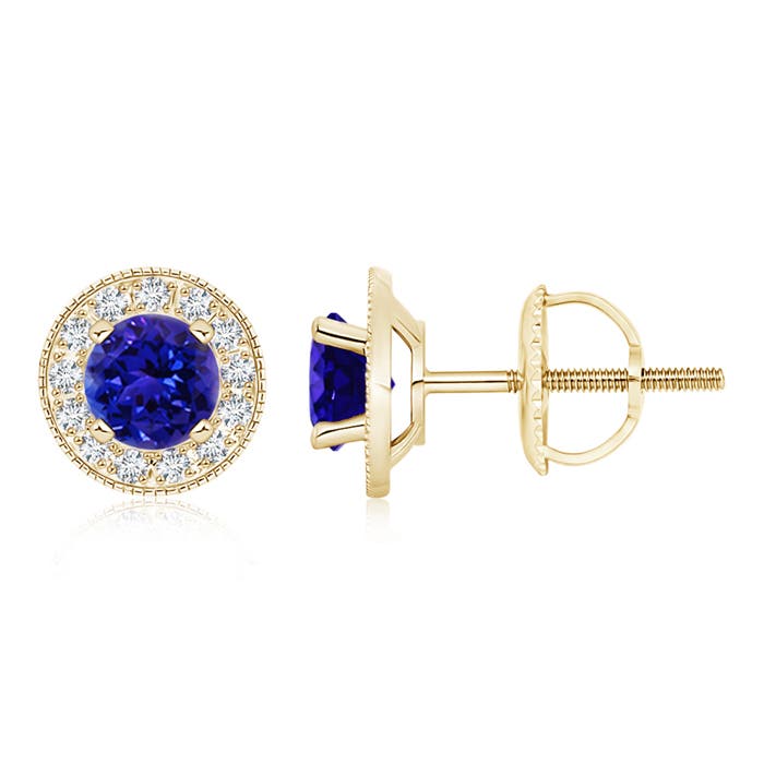 AAAA - Tanzanite / 2.16 CT / 14 KT Yellow Gold