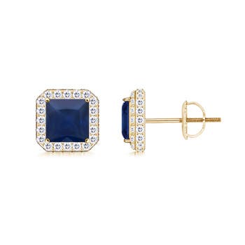 A - Blue Sapphire / 1.75 CT / 14 KT Yellow Gold