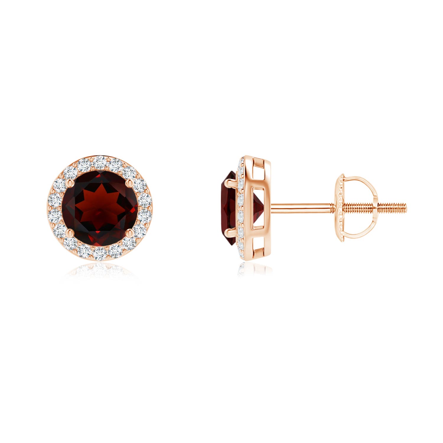 AA - Garnet / 1.38 CT / 14 KT Rose Gold