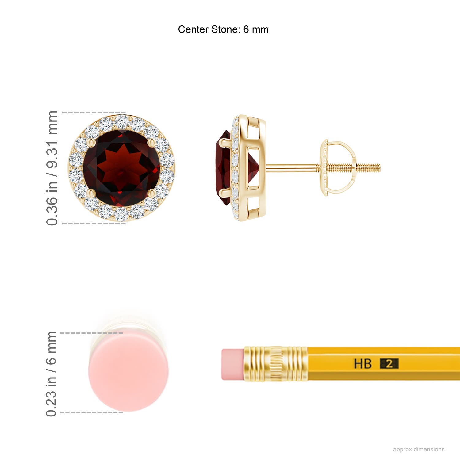 AA - Garnet / 2.29 CT / 14 KT Yellow Gold