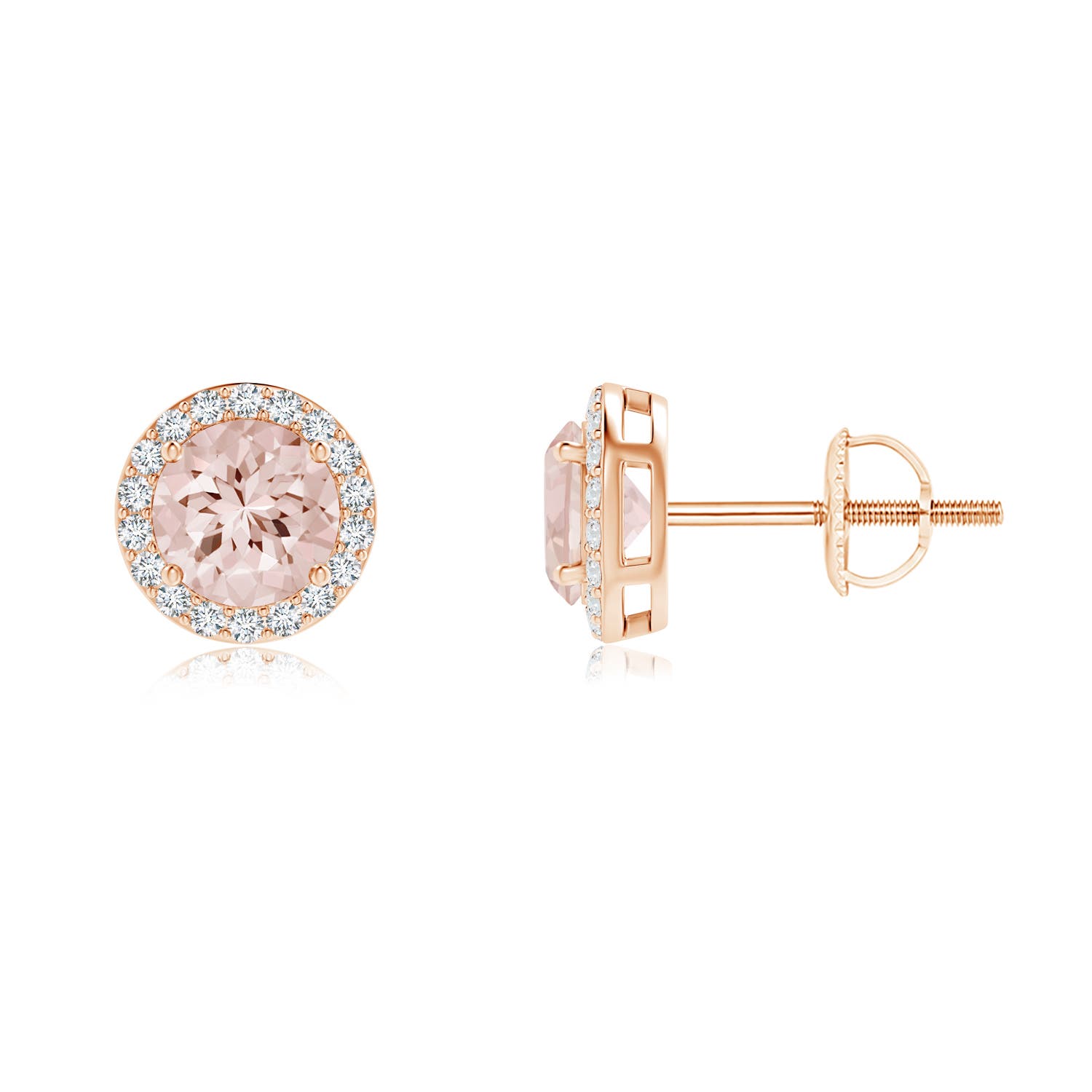 AA - Morganite / 1.02 CT / 14 KT Rose Gold