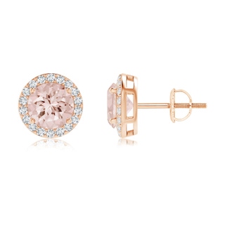 Round AA Morganite