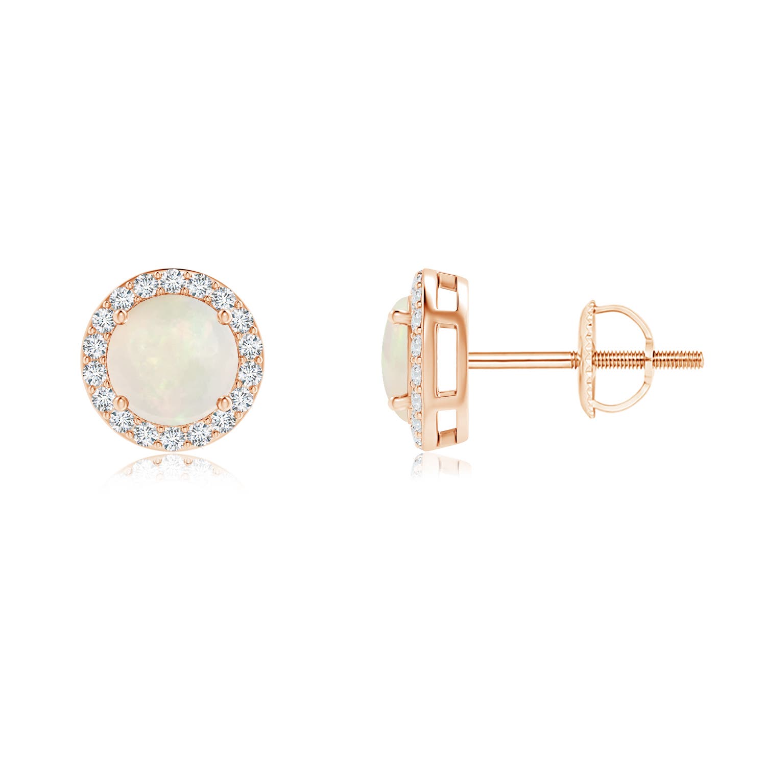 A - Opal / 0.84 CT / 14 KT Rose Gold