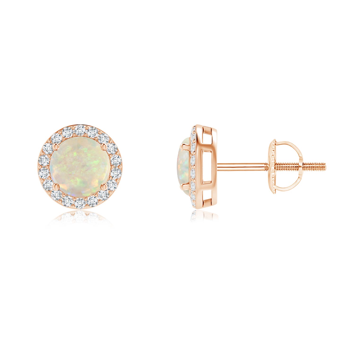 AAA - Opal / 0.84 CT / 14 KT Rose Gold