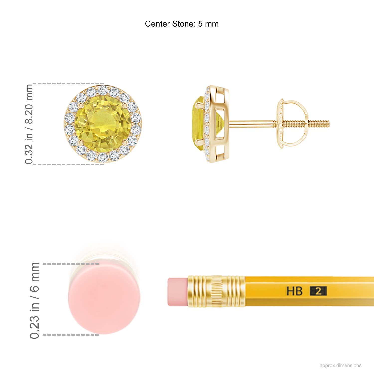 AA - Yellow Sapphire / 1.24 CT / 14 KT Yellow Gold