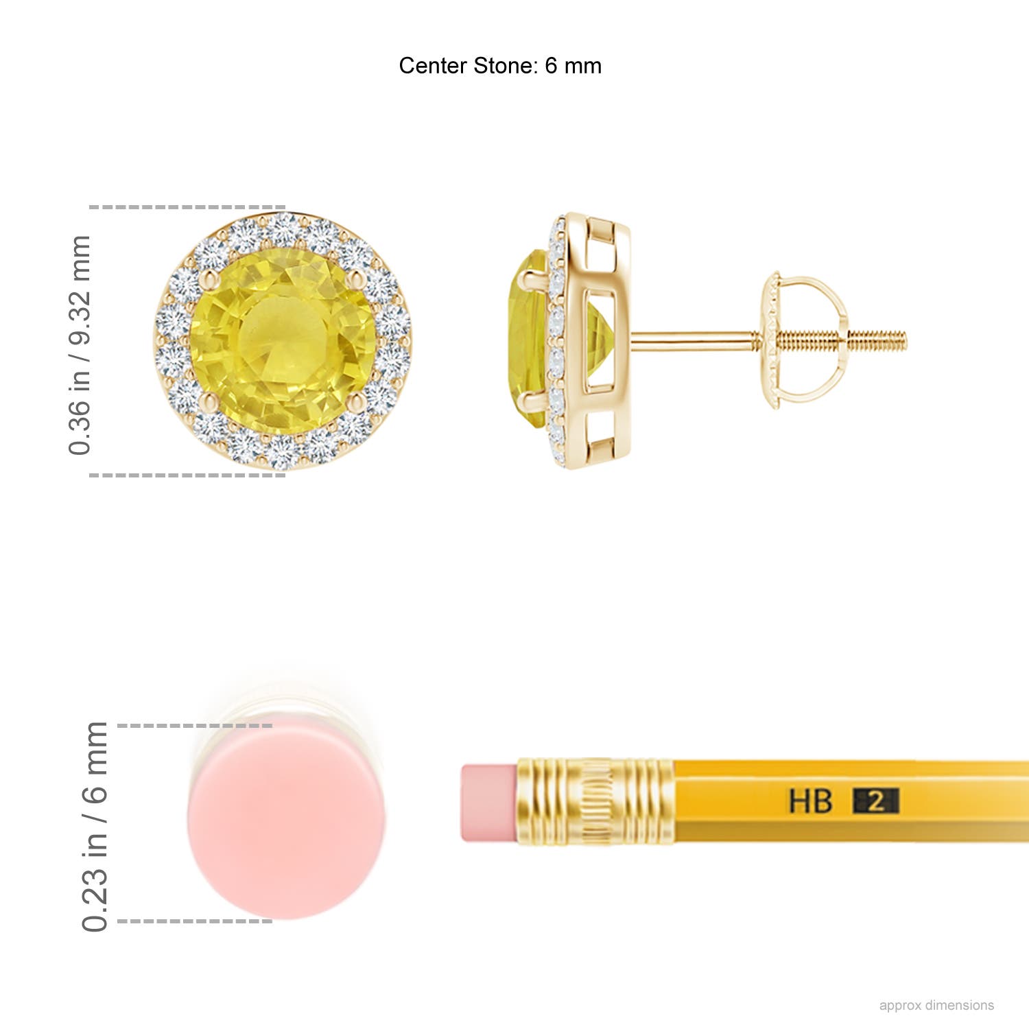 A - Yellow Sapphire / 2.29 CT / 14 KT Yellow Gold