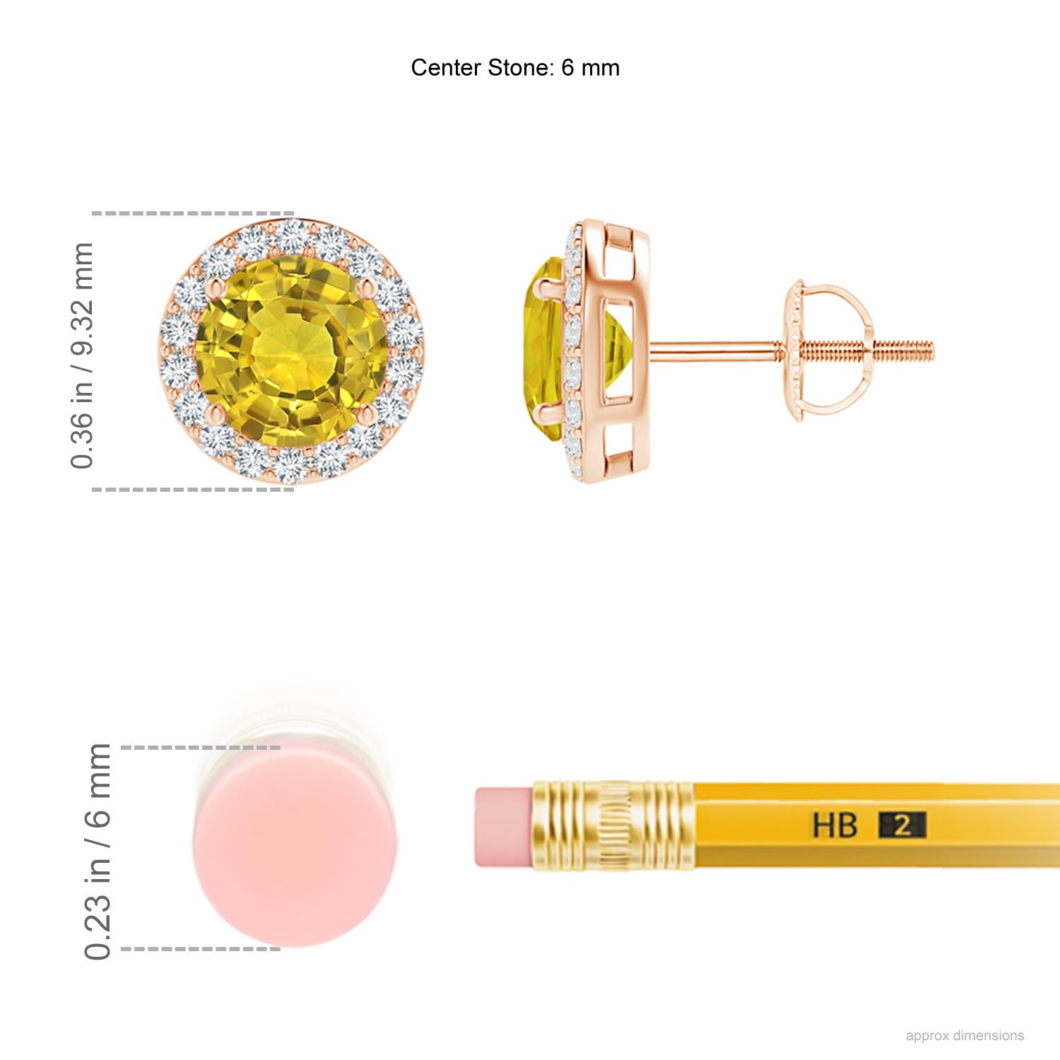 AAAA - Yellow Sapphire / 2.29 CT / 14 KT Rose Gold