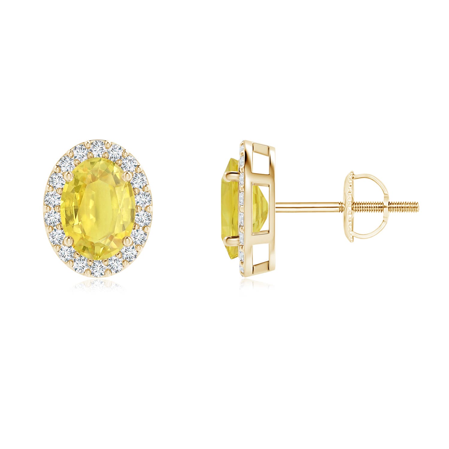 A - Yellow Sapphire / 2.29 CT / 14 KT Yellow Gold