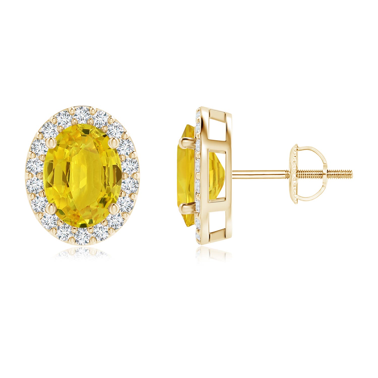 AAA - Yellow Sapphire / 3.36 CT / 14 KT Yellow Gold