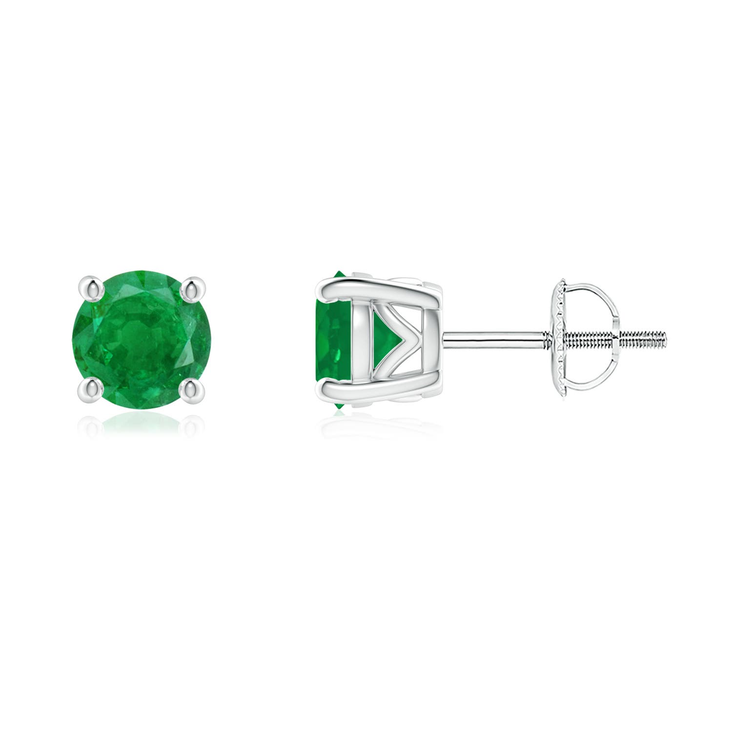 AA - Emerald / 1.1 CT / 14 KT White Gold