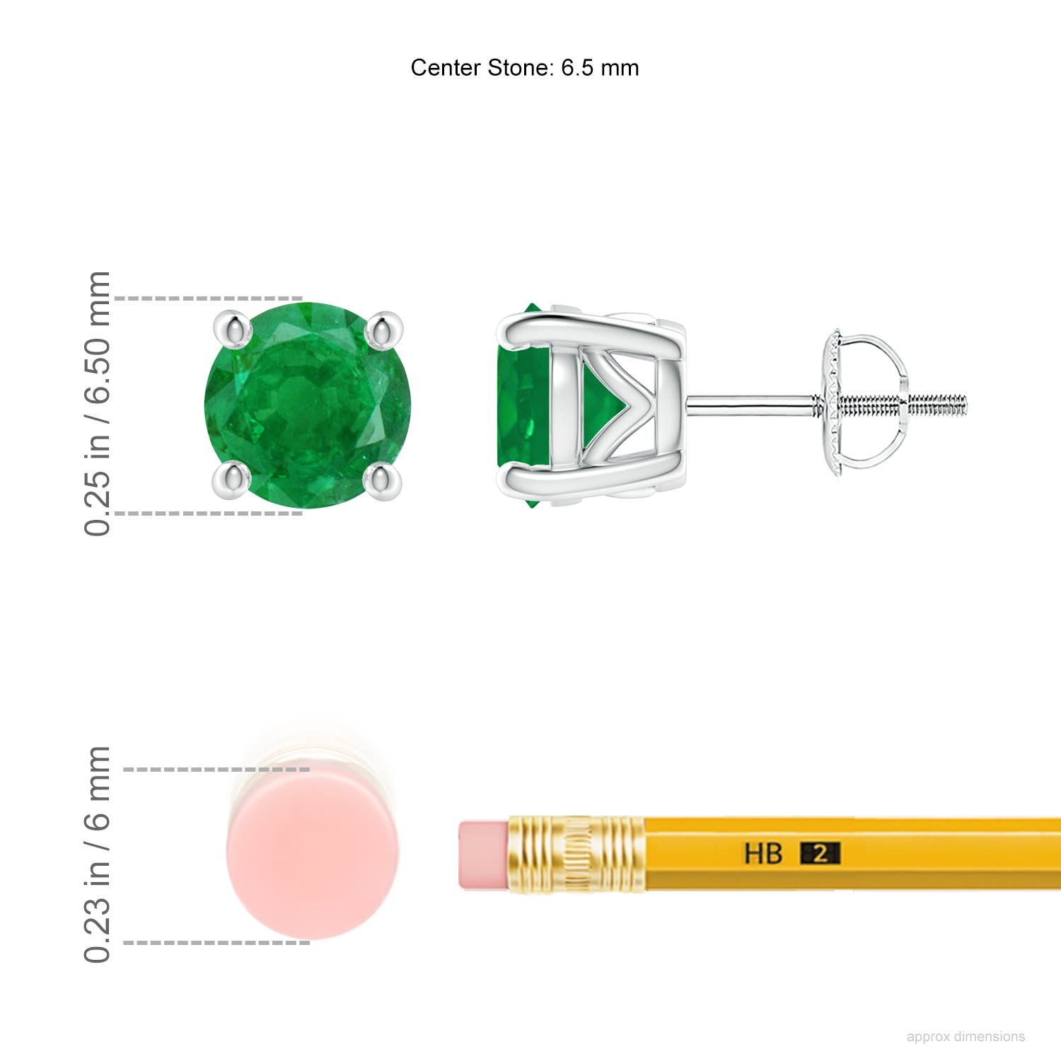 AA - Emerald / 1.9 CT / 14 KT White Gold