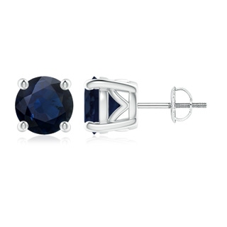 Round A Blue Sapphire