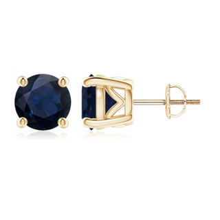 Round A Blue Sapphire