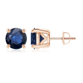 Round AA Blue Sapphire