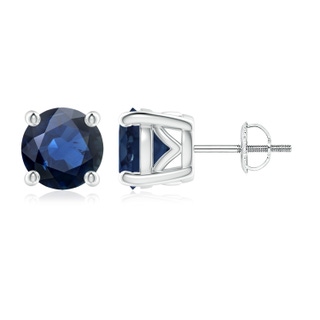 Round AA Blue Sapphire
