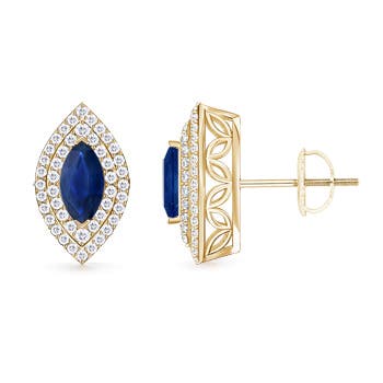 AA - Blue Sapphire / 2.16 CT / 14 KT Yellow Gold