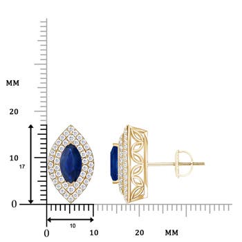 AA - Blue Sapphire / 2.16 CT / 14 KT Yellow Gold