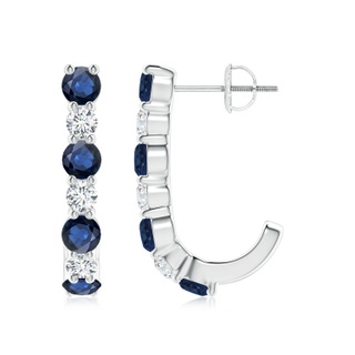 Round AA Blue Sapphire
