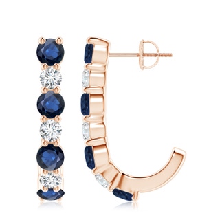 Round AA Blue Sapphire
