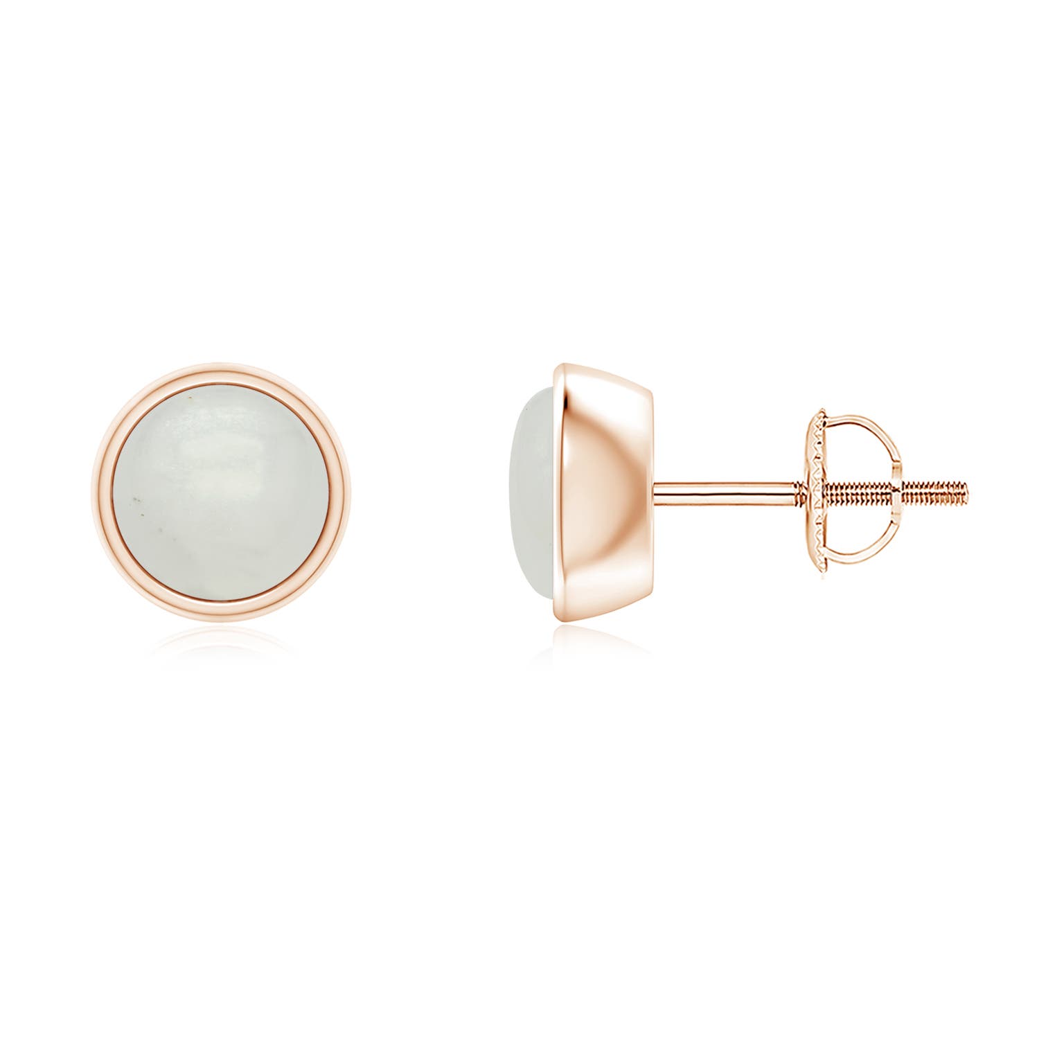 A - Moonstone / 1.6 CT / 14 KT Rose Gold