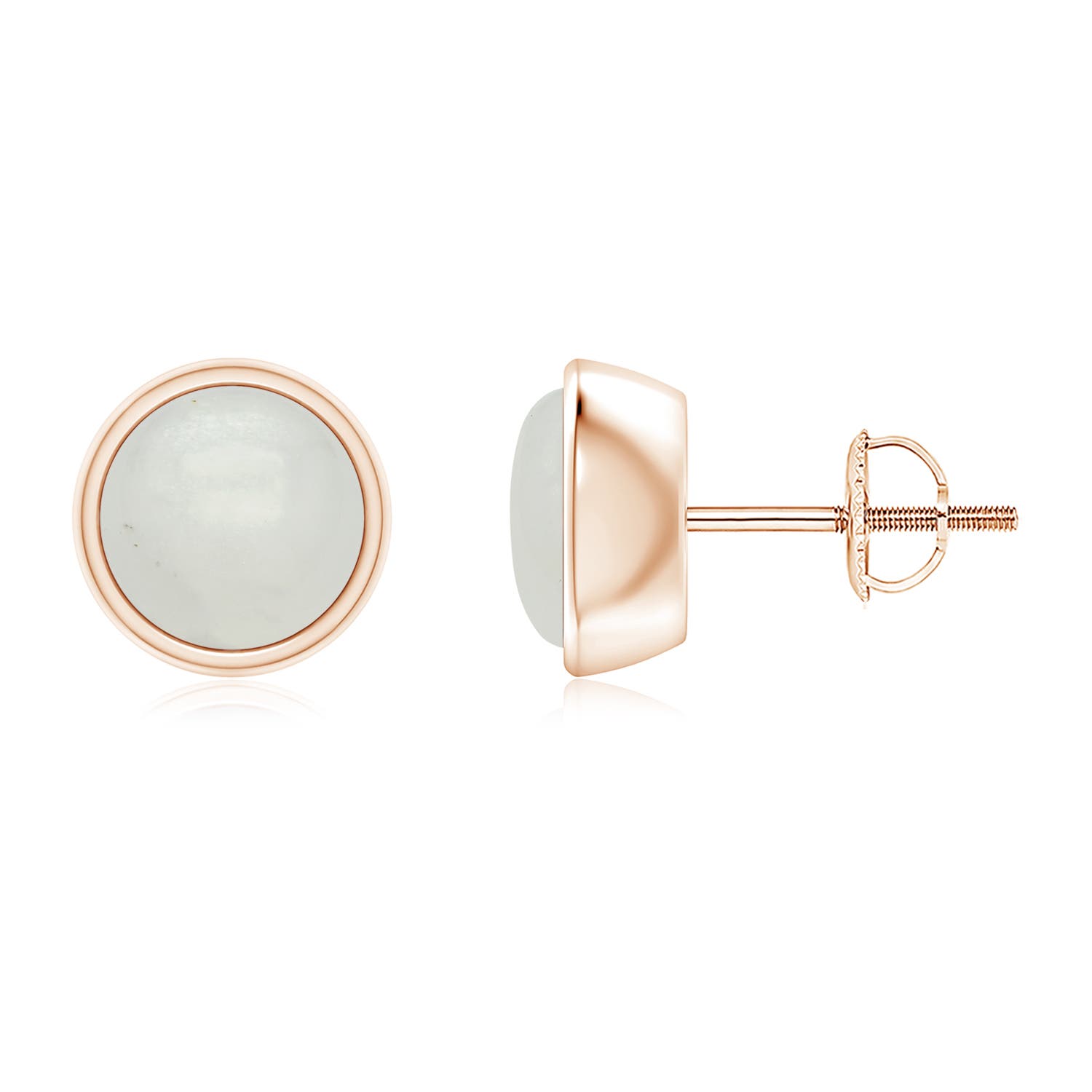 A - Moonstone / 2.5 CT / 14 KT Rose Gold