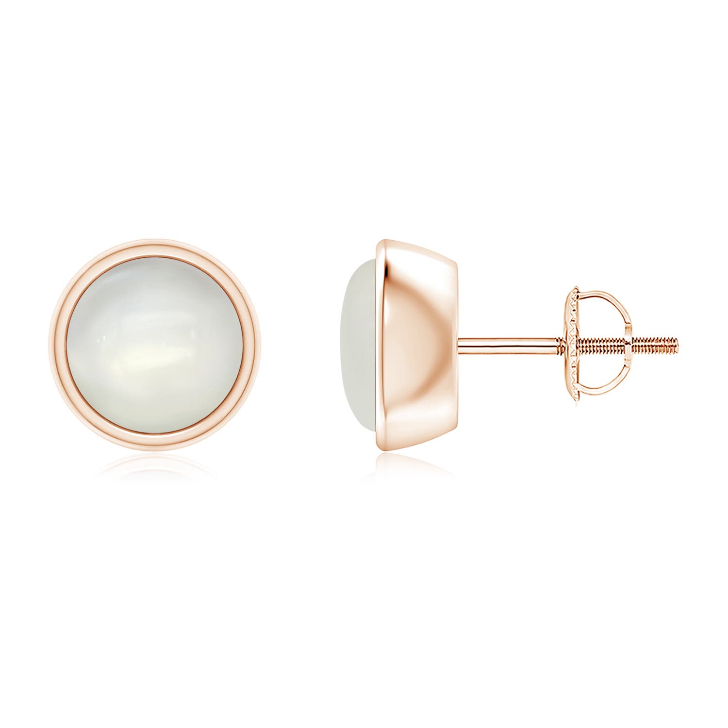 AAAA - Moonstone / 2.5 CT / 14 KT Rose Gold