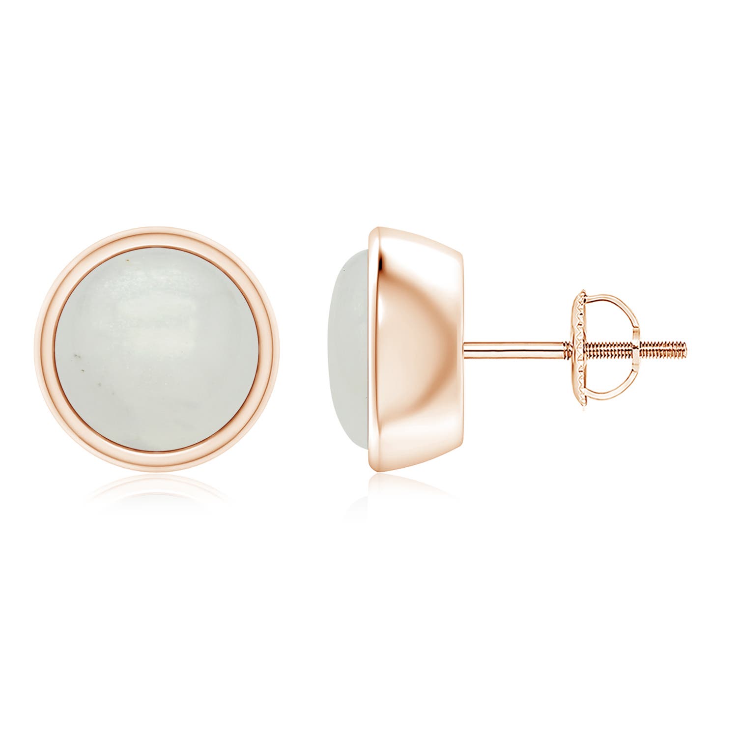 A - Moonstone / 3.8 CT / 14 KT Rose Gold