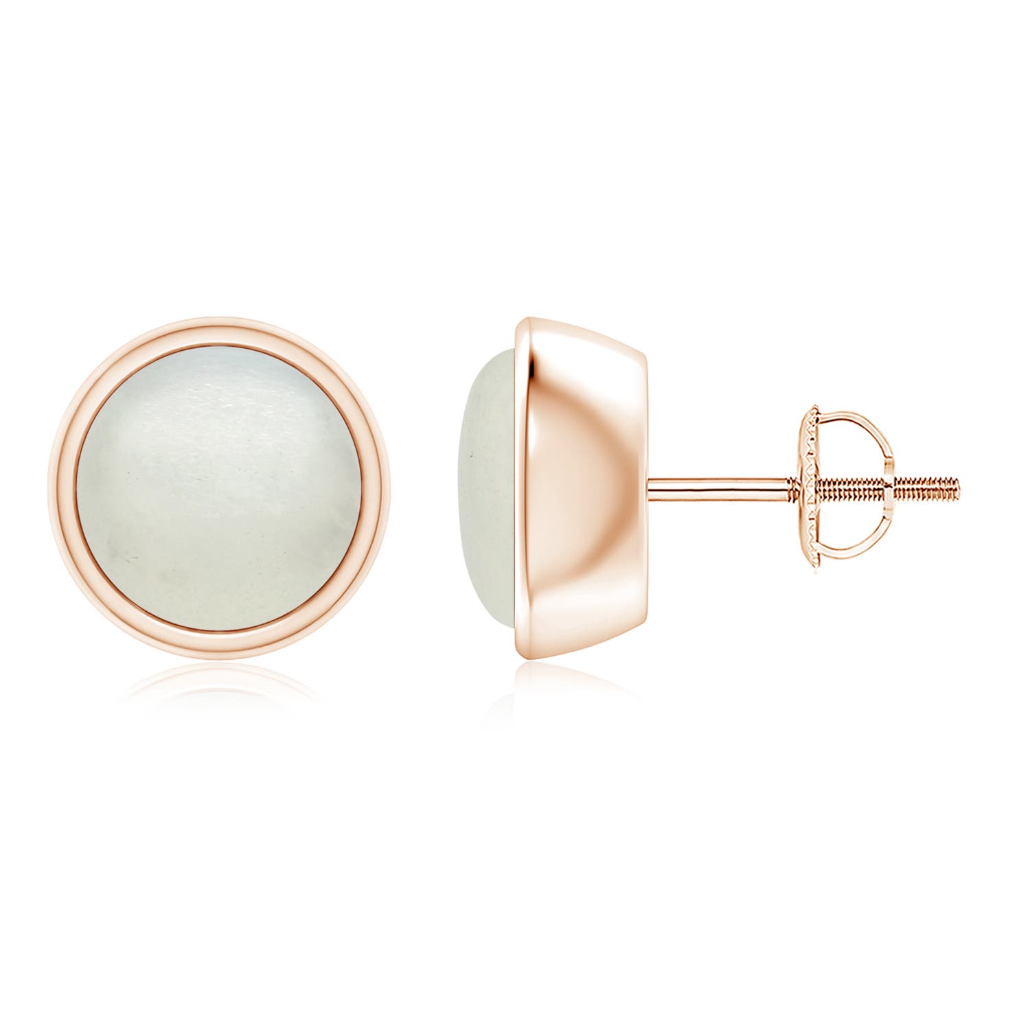 AA - Moonstone / 3.8 CT / 14 KT Rose Gold