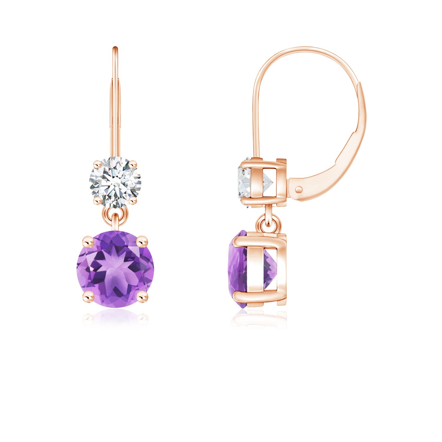 A - Amethyst / 1.11 CT / 14 KT Rose Gold