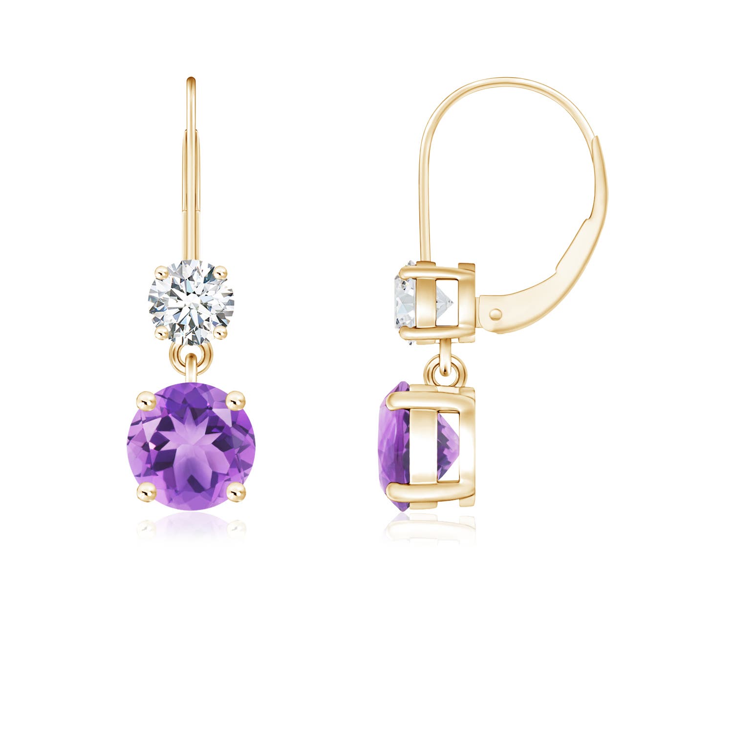 A - Amethyst / 1.11 CT / 14 KT Yellow Gold