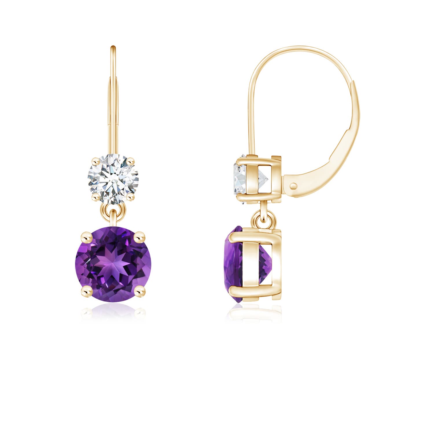 AAAA - Amethyst / 1.11 CT / 14 KT Yellow Gold