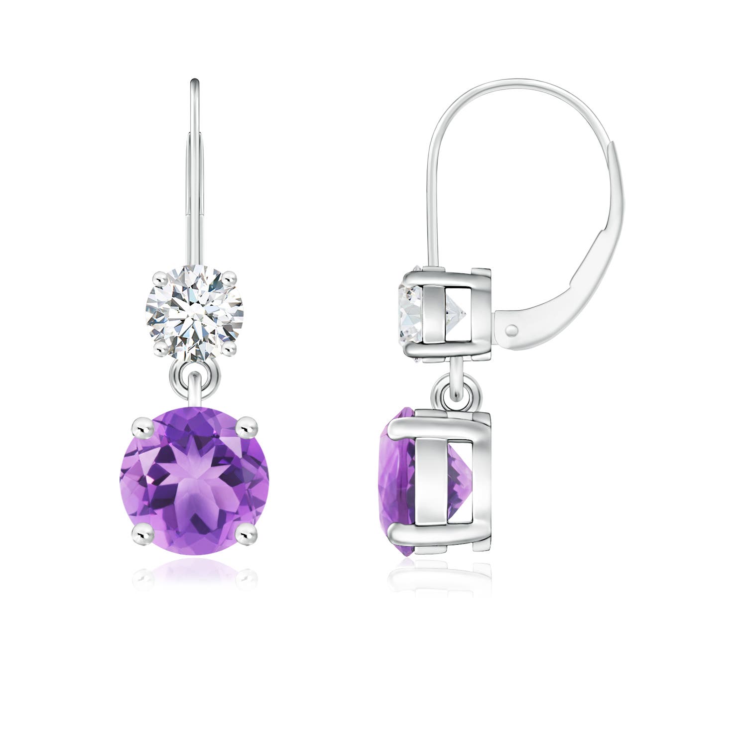 A - Amethyst / 1.92 CT / 14 KT White Gold