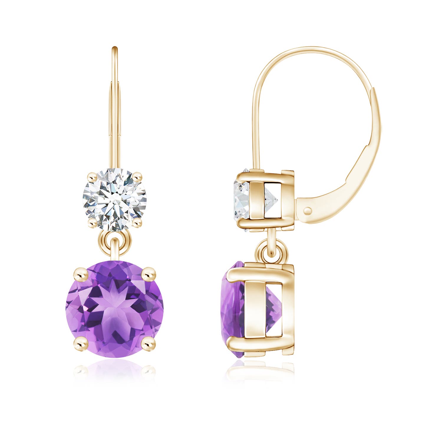 A - Amethyst / 2.76 CT / 14 KT Yellow Gold