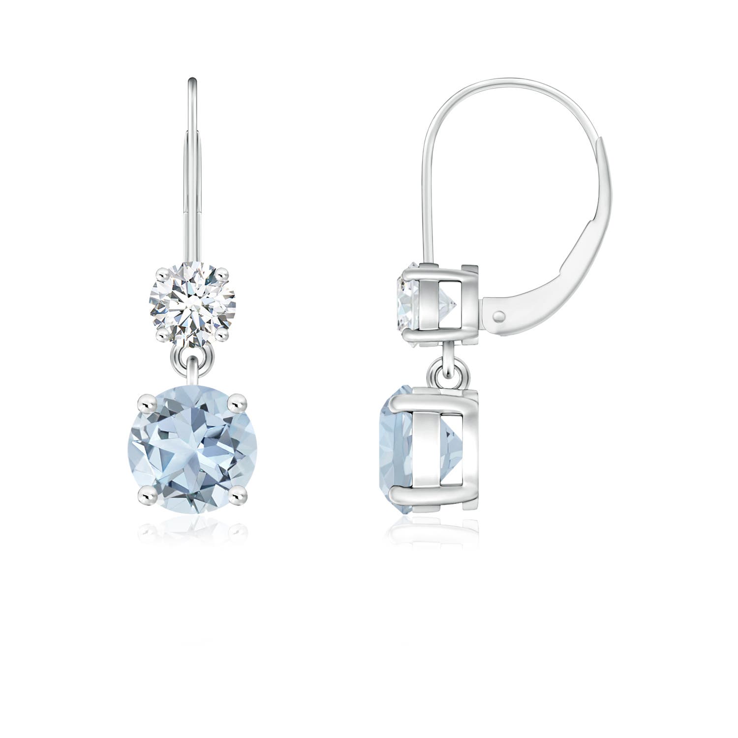 A - Aquamarine / 1.01 CT / 14 KT White Gold