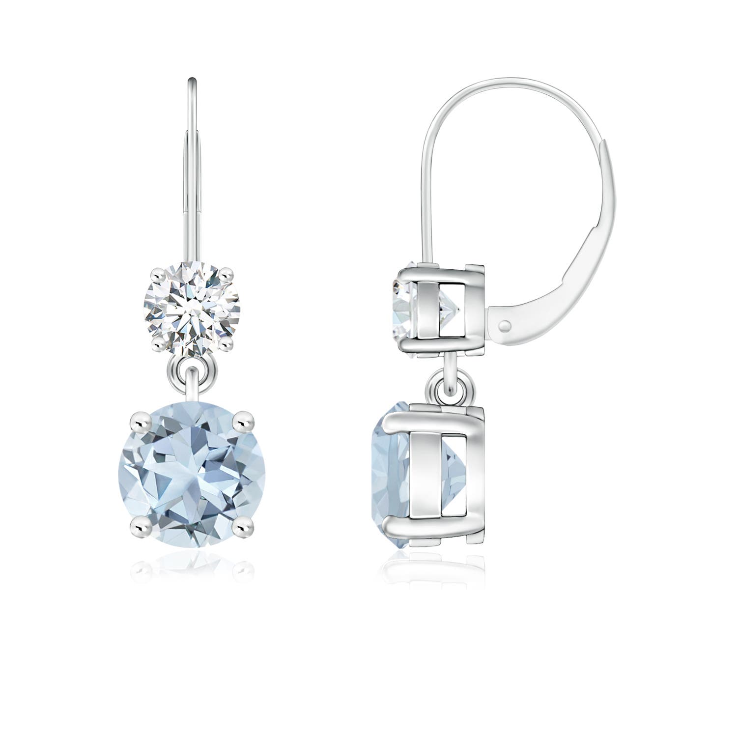 A - Aquamarine / 1.76 CT / 14 KT White Gold