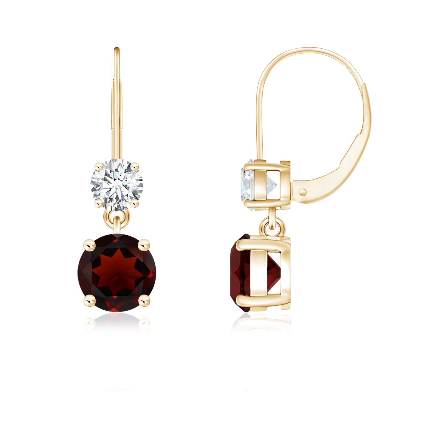 AA - Garnet / 1.41 CT / 14 KT Yellow Gold