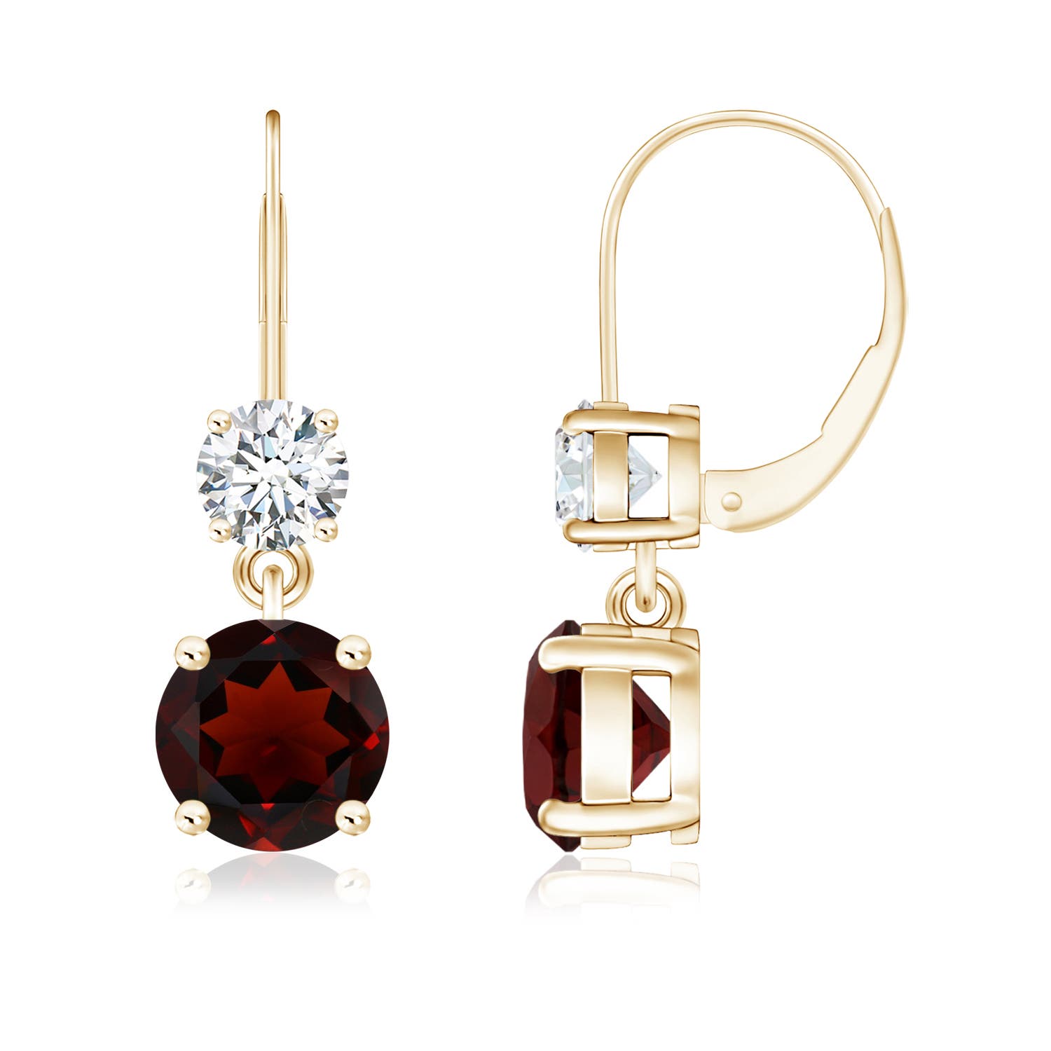 AA - Garnet / 3.46 CT / 14 KT Yellow Gold