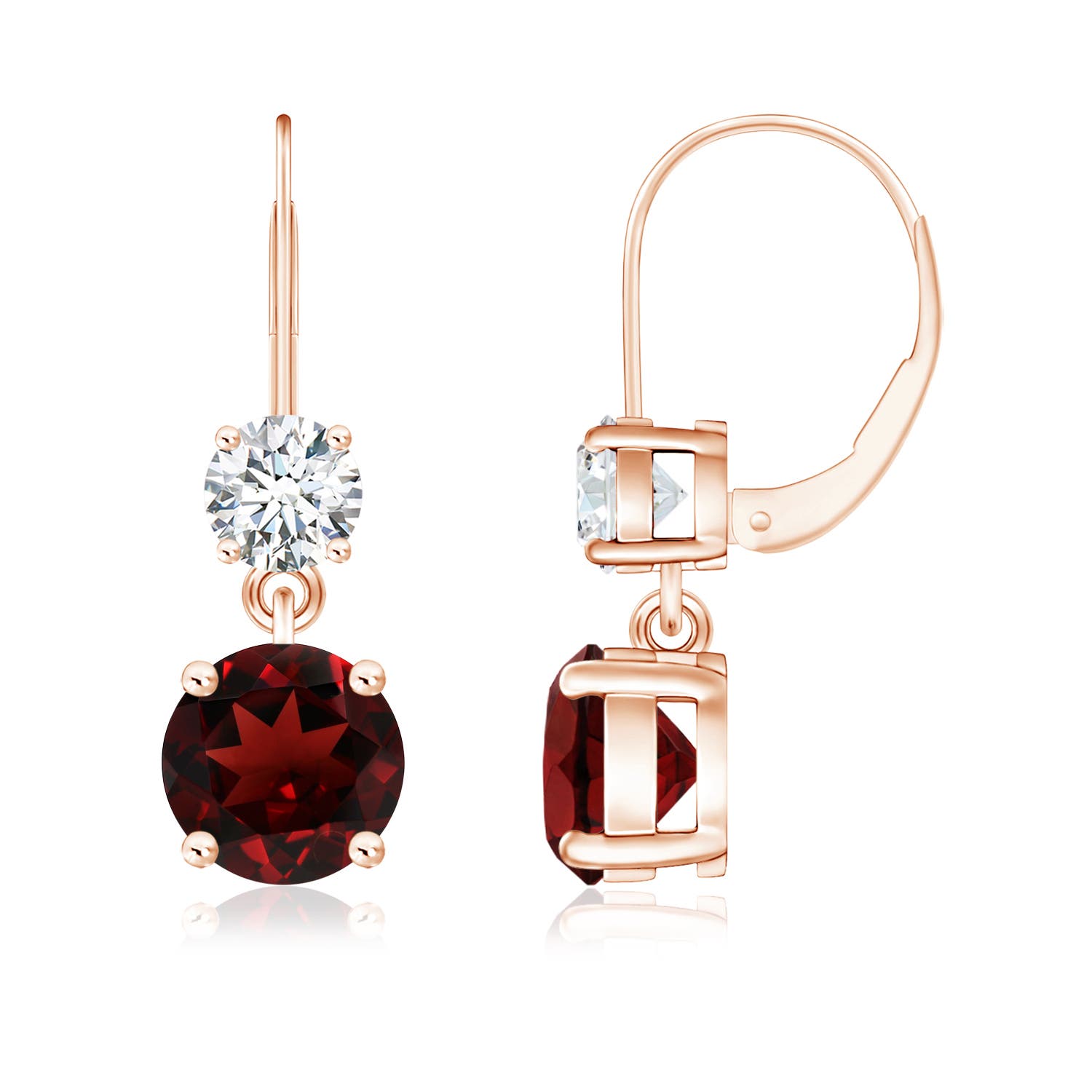 AAA - Garnet / 3.46 CT / 14 KT Rose Gold