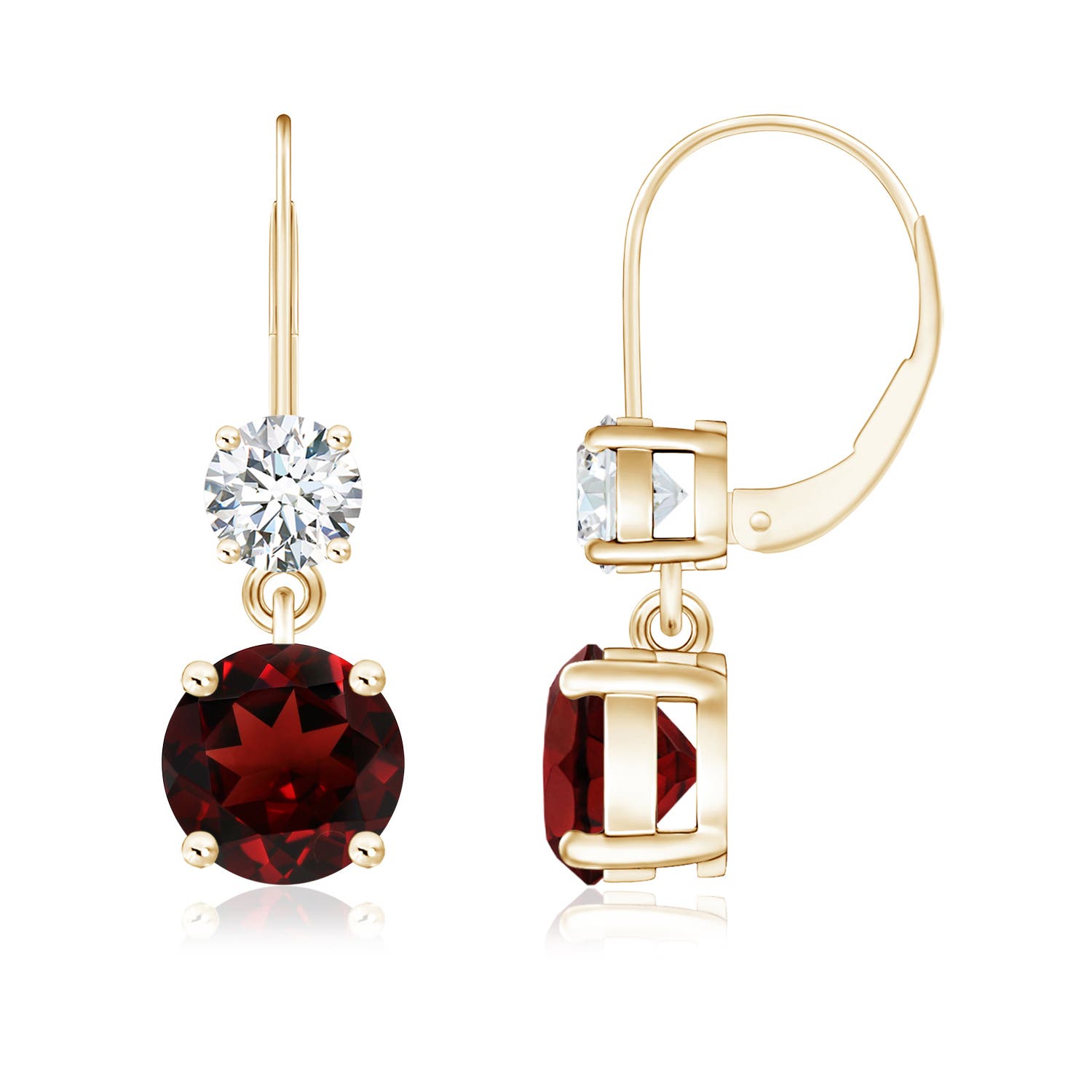 AAA - Garnet / 3.46 CT / 14 KT Yellow Gold